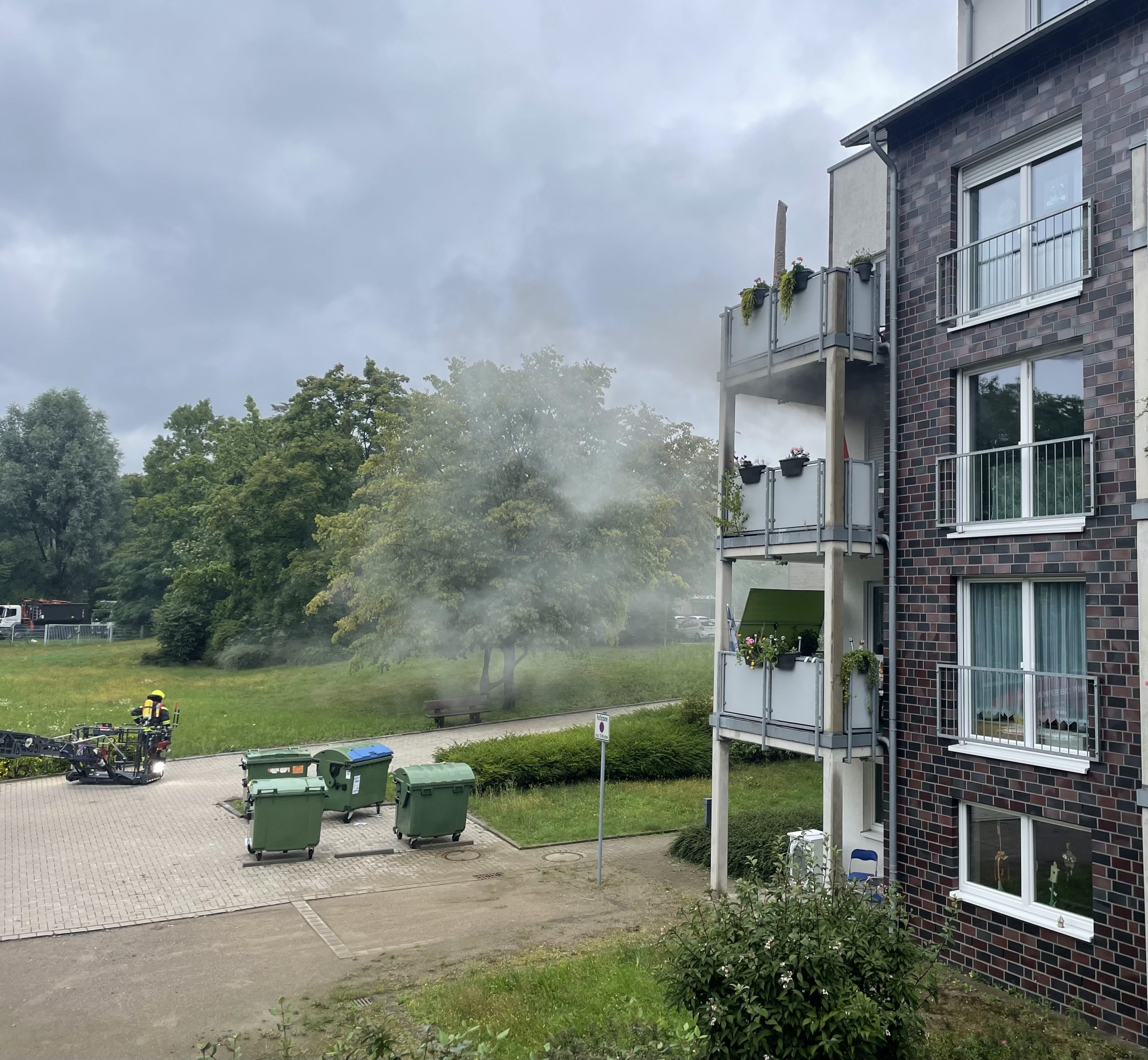 Oberhausen: Küchenbrand durch Einsatzkräfte schnell gelöscht
